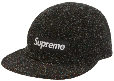 Pre-owned Supreme Glitter Terry Camp Cap