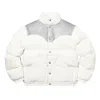 Supreme Glitter Yoke Down Puffer Jacket 'white Silver'