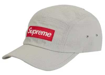 Pre-owned Supreme Glow Ripstop Camp Cap (fw22) In Grey