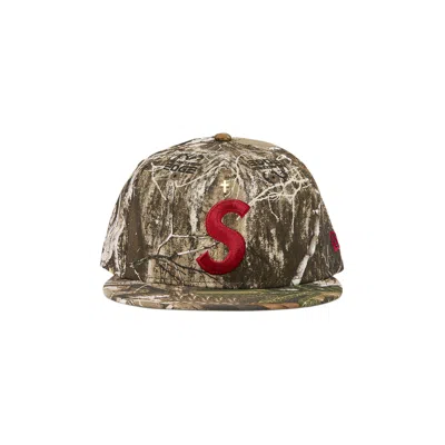 Pre-owned Supreme Gold Cross S Logo New Era 'realtree Camo' In Multi-color