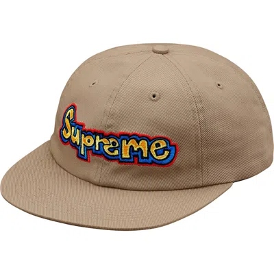 Pre-owned Supreme Gonz Logo 6panel In Tan In Brown
