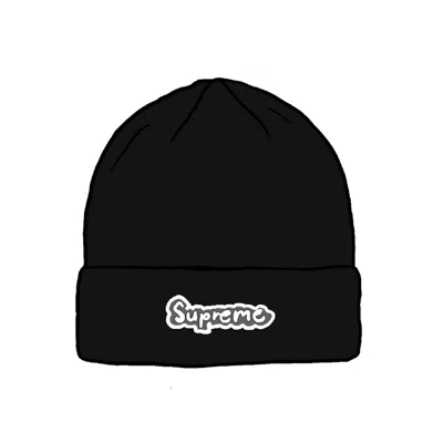 Pre-owned Supreme Gonz Logo Beanie (ss21) In Black