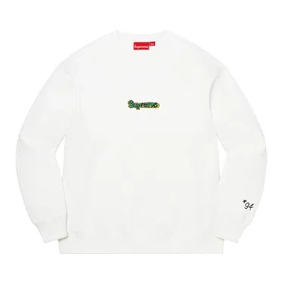 Pre-owned Supreme Gonz Logo Crewneck 'white'