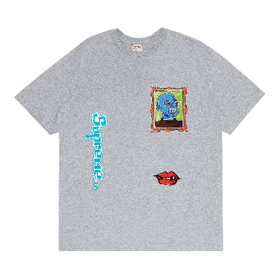 Pre-owned Supreme Gonz Portrait Tee 'heather Grey'