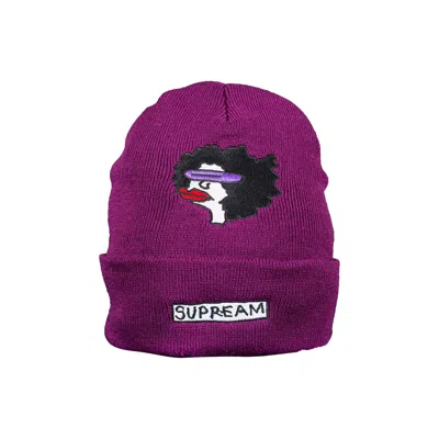Pre-owned Supreme Gonz Ramm Beanie 'plum' | Purple | Men's Size Onesize