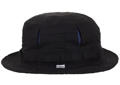 Pre-owned Supreme Goodenough Patchwork Crusher Hat In Black