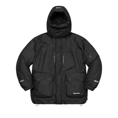 Pre-owned Supreme Gore-tex 700-fill Down Parka 'black'