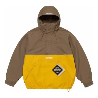 Supreme Gore-tex Anorak 'yellow Brown'