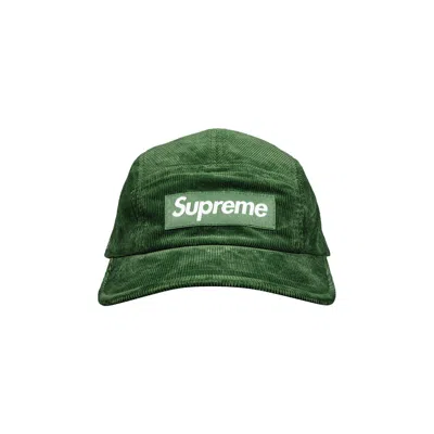 Pre-owned Supreme Gore-tex Corduroy Camp Cap 'green' | Men's Size Onesize