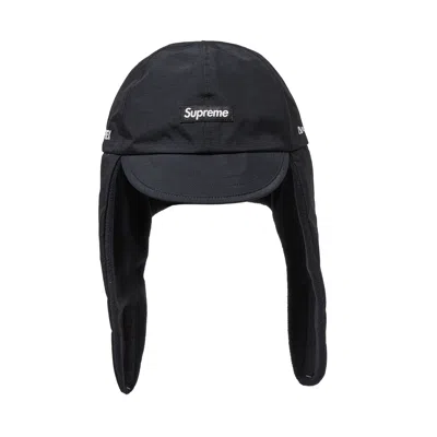 Pre-owned Supreme Gore-tex Earflap Cap 'black'