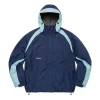 Supreme Gore-tex Paclite Jacket 'navy Teal' In Blue