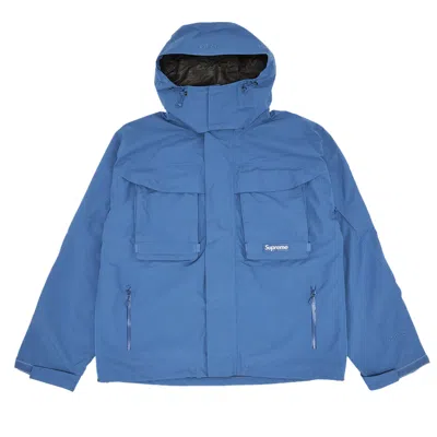 Pre-owned Supreme Gore-tex Paclite Lightweight Shell Jacket 'blue'