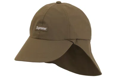 Pre-owned Supreme Gore-tex Sunshield Hat Brown