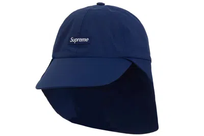 Pre-owned Supreme Gore-tex Sunshield Hat Navy