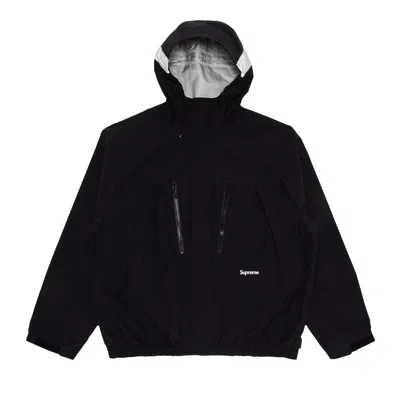 Pre-owned Supreme Gore-tex Taped Seam Shell Jacket 'black'