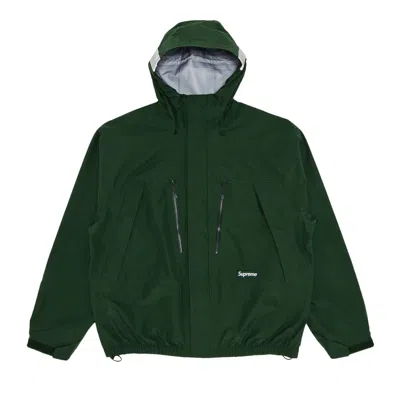 Pre-owned Supreme Gore-tex Taped Seam Shell Jacket 'green'