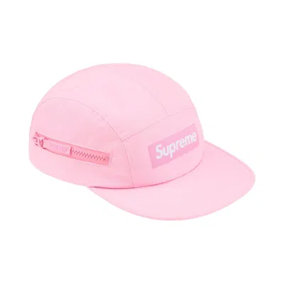 Pre-owned Supreme Gore-tex Zip Pocket Camp Cap 'pink' | Men's Size Onesize