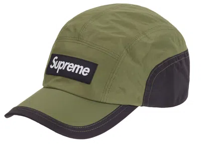 Pre-owned Supreme Goretex Camp Cap In Olive