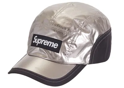 Pre-owned Supreme Goretex Camp Cap In Silver