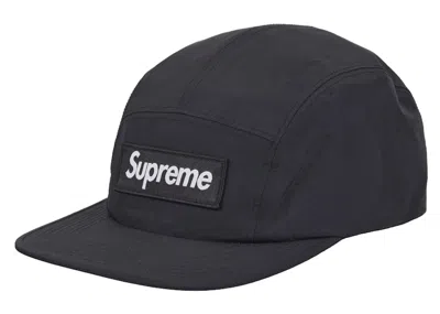 Pre-owned Supreme Goretex Camp Cap (ss25) In Black
