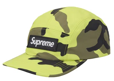 Pre-owned Supreme Goretex Camp Cap (ss25) In Fluorescent Camo