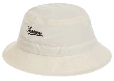 Pre-owned Supreme Goretex Crusher Hat (fw20) In Natural