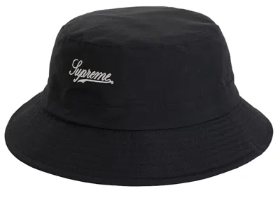 Pre-owned Supreme Goretex Crusher Hat In Black