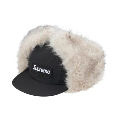 Pre-owned Supreme Gore-tex Earflap Camp Cap 'black' | Men's Size S/m