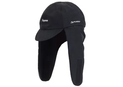 Pre-owned Supreme Goretex Earflap Cap In Black
