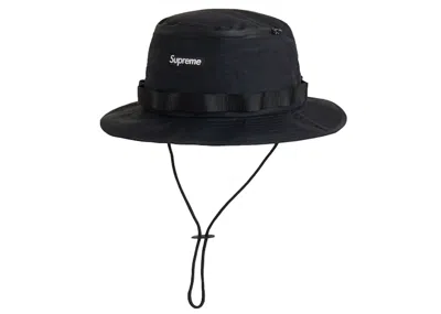 Pre-owned Supreme Goretex Paclite Net Boonie In Black