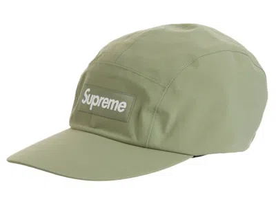Pre-owned Supreme Goretex Polartec Long Bill Camp Cap In Light Olive