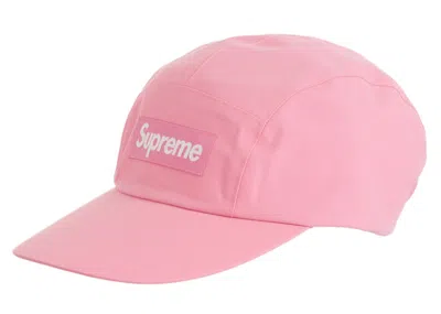 Pre-owned Supreme Goretex Polartec Long Bill Camp Cap In Pink