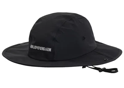 Pre-owned Supreme Goretex Rain Hat In Black