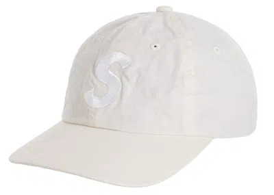 Pre-owned Supreme Goretex S Logo 6panel In Natural In Brown