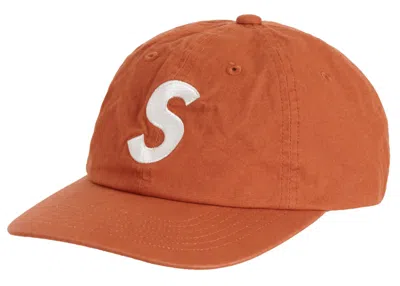 Pre-owned Supreme Goretex S Logo 6panel In Orange