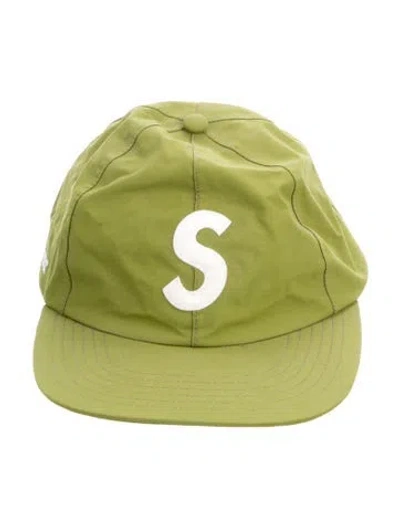 Pre-owned Supreme Gore-tex S-logo 6-panel Cap In Green