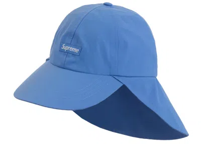 Pre-owned Supreme Goretex Sunshield Hat In Blue