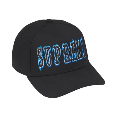 Pre-owned Supreme Gothic Outline Adjustable New Era 'black' | Men's Size 8