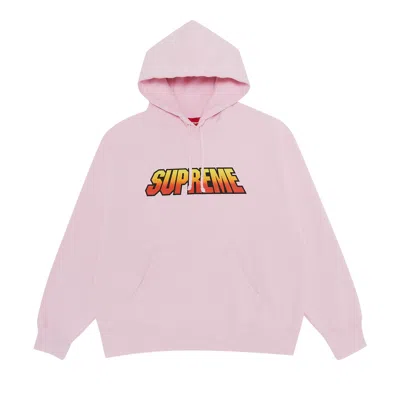 Pre-owned Supreme Gradient Hooded Sweatshirt 'light Pink'