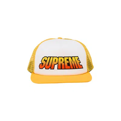 Pre-owned Supreme Gradient Mesh Back 5-panel 'gold' | Yellow | Men's Size Onesize