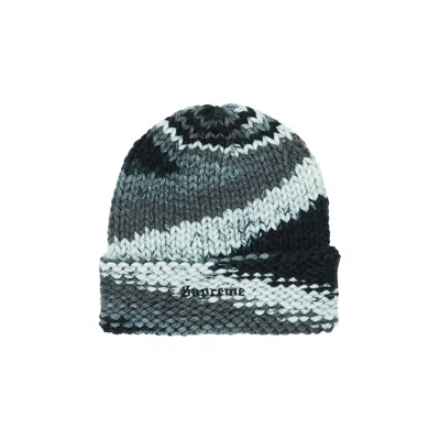 Pre-owned Supreme Gradient Spacedye Beanie 'black'