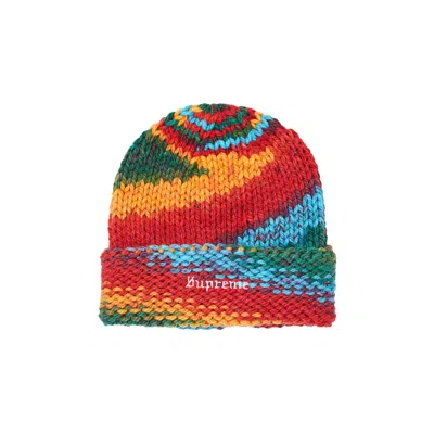 Pre-owned Supreme Gradient Spacedye Beanie 'multicolor' In Multi-color