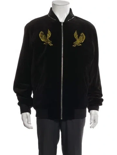 Pre-owned Supreme Graphic Print Bomber Jacket In Black