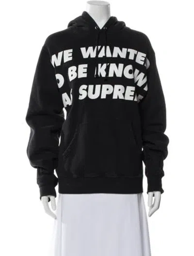 Pre-owned Supreme Graphic Print Crew Neck Sweater In Multi