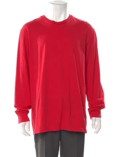 Pre-owned Supreme Graphic Print Crew Neck Sweatshirt In Red