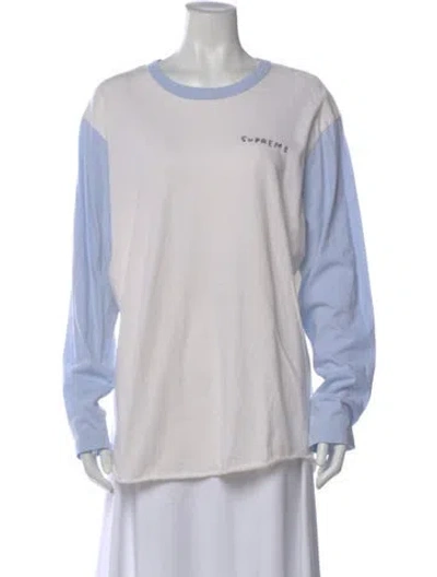 Pre-owned Supreme Graphic Print Crew Neck T-shirt