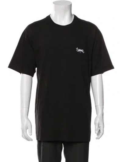 Pre-owned Supreme Graphic Print Crew Neck T-shirt In Black