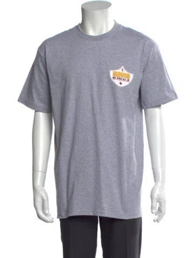Pre-owned Supreme Graphic Print Crew Neck T-shirt In Gray