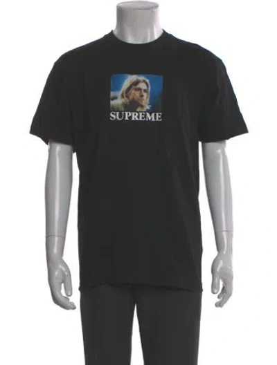 Pre-owned Supreme Graphic Print Crew Neck T-shirt In Gray
