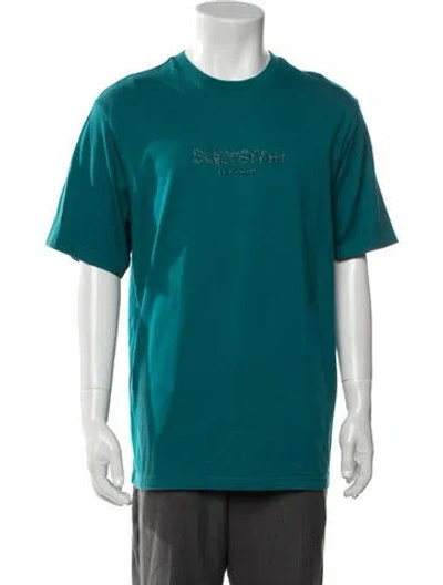 Pre-owned Supreme Graphic Print Crew Neck T-shirt In Green